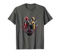 Marvel Deadpool & Wolverine Back To Back Epic Shot Maglietta, Uomo, Asfalto, 6XL