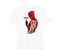 Marvel Deadpool & Wolverine Logan's Face Arm Tattoo Maglietta, Uomo Taglie Grandi, Bianco, 4X Tall