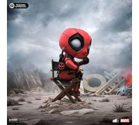 Iron Studios Statua da collezione Marvel Deadpool e Wolverine MiniCo sulla sedia PVC 13 cm