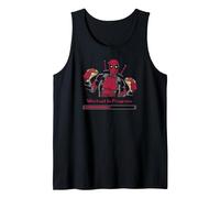 Marvel Deadpool Workout in Progress Tacos Canotta, Uomo, Nero, L