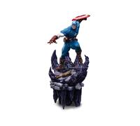 Marvel Deluxe Bds Art Scale Statua 1/10 Captain America 34 Cm Iron Studios