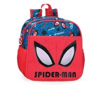 Marvel Disney Spiderman Authentic Zaini Prescolare, Zaino Scuola, Realizzato in Poliestere, Bretelle Larghe e Regolabili, Doppio Scomparto, Joumma Bags, rosso, Zaino asilo