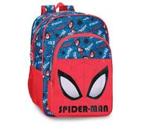 Marvel Disney Spiderman Authentic Zaini Prescolare, Zaino Scuola, Realizzato in Poliestere, Bretelle Larghe e Regolabili, Doppio Scomparto, Joumma Bags, rosso, Zaino 40