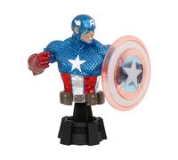 Diamond Select Marvel Comics Busto 1/7 Captain America (Holo Shield) SDCC 2023 Exclusive 15 cm