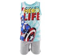 Marvel Ev2021.Grey.10y Set di Pigiama, Grigio, 10 Anni Bambini e Ragazzi