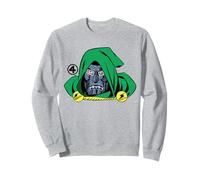 Marvel Fantastic Four Doctor Doom Big Face Villain Costume Felpa