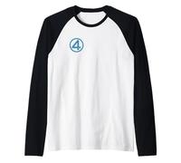 Marvel Fantastic Four: First Steps 4" Chest Logo Costume Maglia con Maniche Raglan