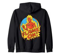 Marvel Fantastic Four: First Steps Human Torch "Flame On!" Felpa con Cappuccio