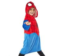 Marvel Felpa con Cappuccio Coperta Blu/Rossa per Ragazzi Grandi di Spiderman Character - 6-8 Anni