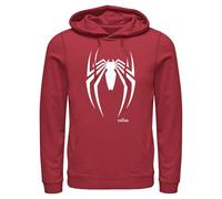 Marvel Felpa con Cappuccio Uomo Spider-Man Gamerverse, Colore: Rosso, S