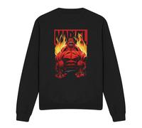 Marvel Felpa Hulk Rosso Fuoco Adulto Unisex (TV15055)