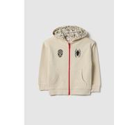 MARVEL, Felpa In Misto Cotone Beige Da Bambino Con Stampa Spider-man, Beige, Taglia: 6-7