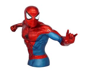 Marvel Figural Bank Spider-man (metallic Version) 20 Cm Con Figura Int.