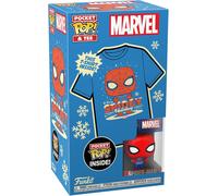 Marvel: Funko Pocket Pop & Tee - Holiday Spider-Man Tg. XL -