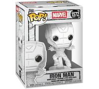 Marvel Pop Vinile Figura Sketched - Iron Man 9 Cm Funko