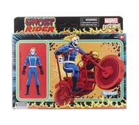 Marvel Ghost Rider Motociclista Fantasma Retro Action Figure Con Moto