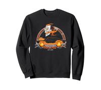 Marvel Ghost Rider Robbie Reyes Racing Felpa, Unisex per Adulti, Nero, S