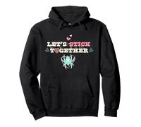 Marvel Ghost-Spider Let's Stick Together Valentine's Day Felpa con Cappuccio