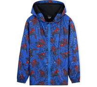 Marvel Giacca Impermeabile Bambino - 100% Poliestere Giacca Antipioggia Bambino - Comoda Giacca Impermeabile Bambina e Bambini (Blu Spiderman, 4-5 anni)