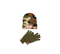 MARVEL - GIFT SET (BERRETTO + GUANTI) LOGO CAMOUFLAGE