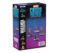 Atomic Mass Games Pacchetto di affiliazione Wakanda del protocollo di crisi Marvel,Gioco di battaglia di miniature,Gioco di strategia per adulti,Età 14+,Tempo di gioco medio 90 minuti,Realizzato