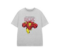 Marvel Grigio Iron Man T-shirt a maniche corte Ragazzi
