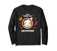 Marvel Groot Fall Spice Coffee You Keep Me Grounded Friend Maglia a Manica