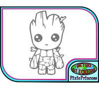 Marvel Groot Guardiani Avengers C Adesivo Vinile Auto Bici Muro Poster Arte Film