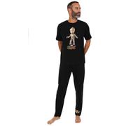 Marvel Guardians Of The Galaxy Groot - Pigiama lungo da uomo, Nero , M