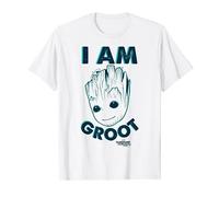Marvel Guardians Vol. 2 I Am Baby Groot Teal Maglietta