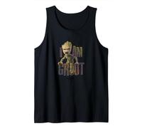 Marvel Guardians Vol.2 I AM GROOT Cute Angry Canotta
