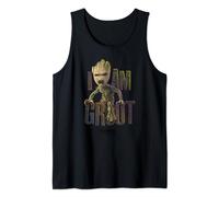 Marvel Guardians Vol.2 I AM GROOT Cute Angry Canotta-S