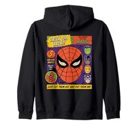 Marvel Halloween Spider-Man Retro Vintage Super Hero Masks Felpa con Cappuccio