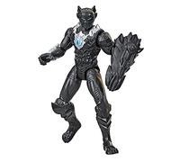 Hasbro marvel avengers mech strike, monster hunters black panther, action figure in scala da 15 cm, per bambini dai 4 anni in su