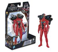Marvel Hasbro, Black Panther: Wakanda Forever, Ironheart Trasformazione Vibranio, Action Figure da 15 cm, Giocattolo Bambini e Bambine dai 4 Anni in su