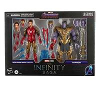 Marvel Hasbro Legends Series, Action Figure da 15 cm, Confezione da 2, Iron Man Mark 85 Contro Thanos, Saga dell'Infinito, Design di qualità, 2 Personaggi e 8 Accessori, Multicolore, F0192