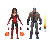 Marvel Hasbro Legends Series, Marvel's Black Knight e Marvel's Sersi, Action Figure da 15 cm per Il 60° Anniversario degli Avengers