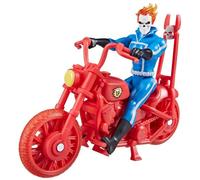 Marvel Hasbro Legends Series, Retro 375 Collection, Ghost Rider, action figure collezionabili da 9,5 cm, dai 4 anni in su, include veicolo, Multi, F6544