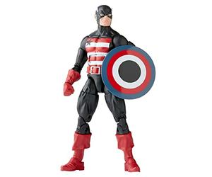 Marvel Hasbro Legends Series, U.S. Agent, Action Figure collezionabile da 15 cm, Giocattolo Ispirato ai Fumetti Classici, con 1 Accessorio e 2 Parti Build-A-Figure, Multi