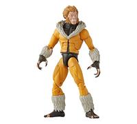 Marvel Hasbro Legends Series, X-Men Sabretooth, Action Figure collezionabile da 15 cm, con 3 Accessori Build-A-Figure, Multicolore, Taglia Unica