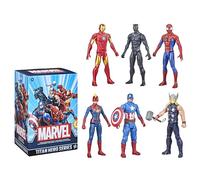 Marvel Hasbro Titan Hero Series, Confezione Multipla con 6 Action Figure da 30 cm, ispirate ai Fumetti, Bambini e Bambine dai 4 Anni in su
