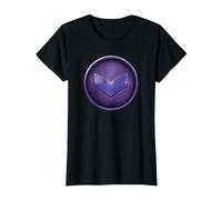 Marvel Hawkeye Kate Bishop Purple Logo Maglietta, Donna, Nero, M