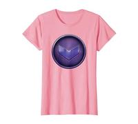 Marvel Hawkeye Kate Bishop Purple Logo Maglietta, Donna, Rosa, L