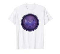 Marvel Hawkeye Kate Bishop Purple Logo Maglietta, Uomo, Bianco, 5XL