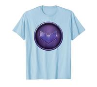 Marvel Hawkeye Kate Bishop Purple Logo Maglietta, Uomo, Celeste, XL