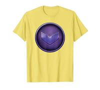 Marvel Hawkeye Kate Bishop Purple Logo Maglietta, Uomo, Limone, XXL