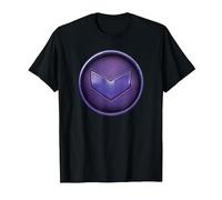 Marvel Hawkeye Kate Bishop Purple Logo Maglietta, Uomo, Nero, 4XL