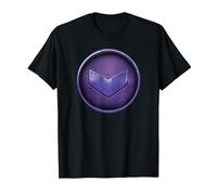Marvel Hawkeye Kate Bishop Purple Logo Maglietta, Uomo, Nero, XXL