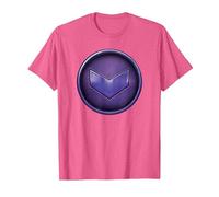 Marvel Hawkeye Kate Bishop Purple Logo Maglietta, Uomo, Rosa mélange, 3XL