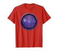 Marvel Hawkeye Kate Bishop Purple Logo Maglietta, Uomo, Rosso, S